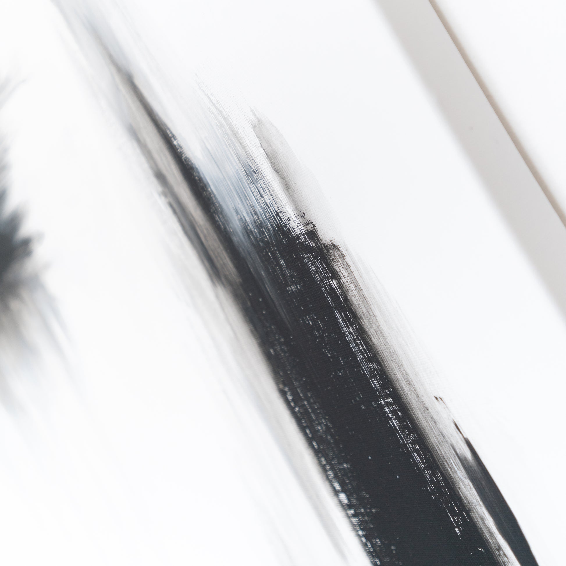 Moderne Bilder Abstrakte Kunst schwarz-weiß fürs Wohnzimmer