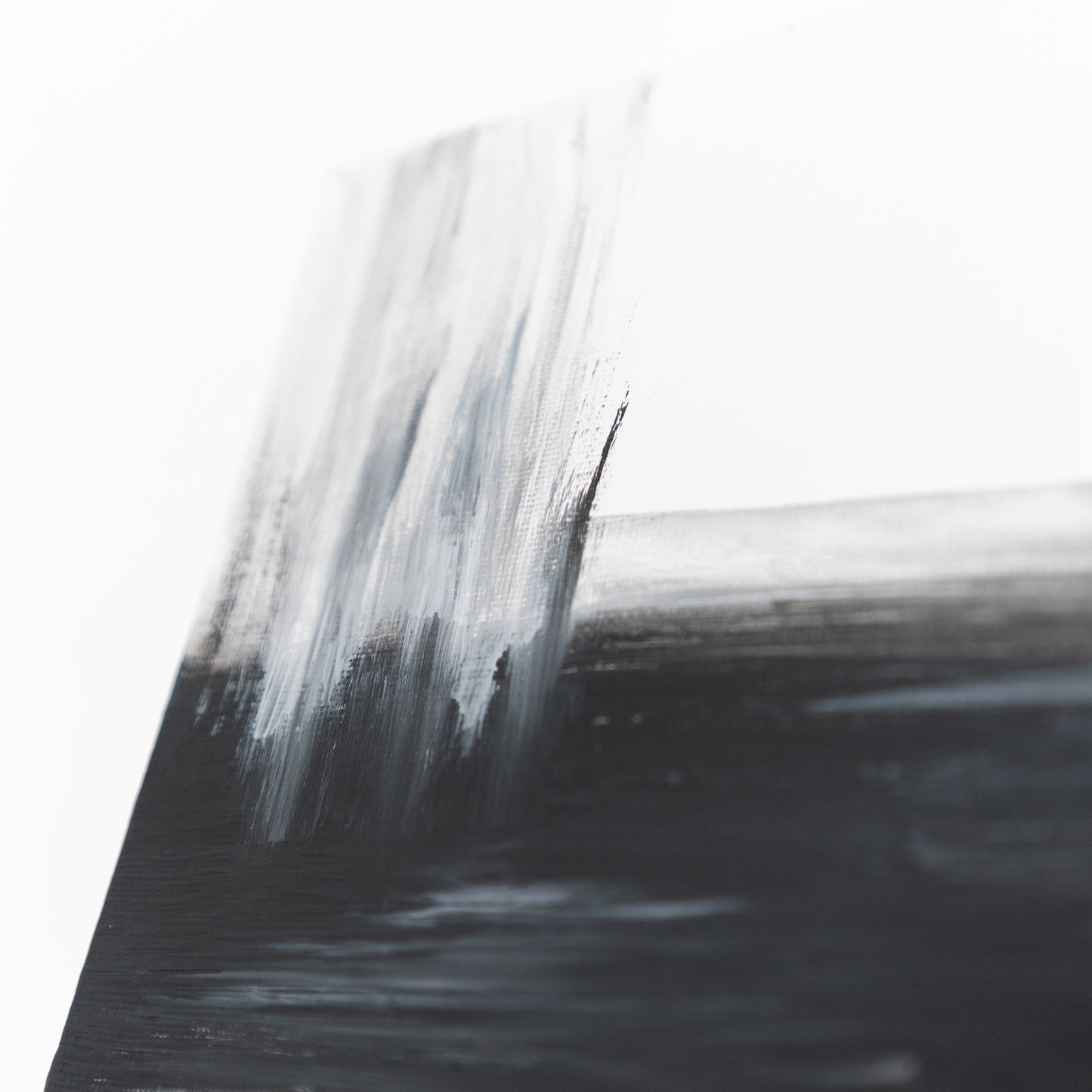 Moderne Bilder Abstrakte Kunst schwarz-weiß fürs Wohnzimmer